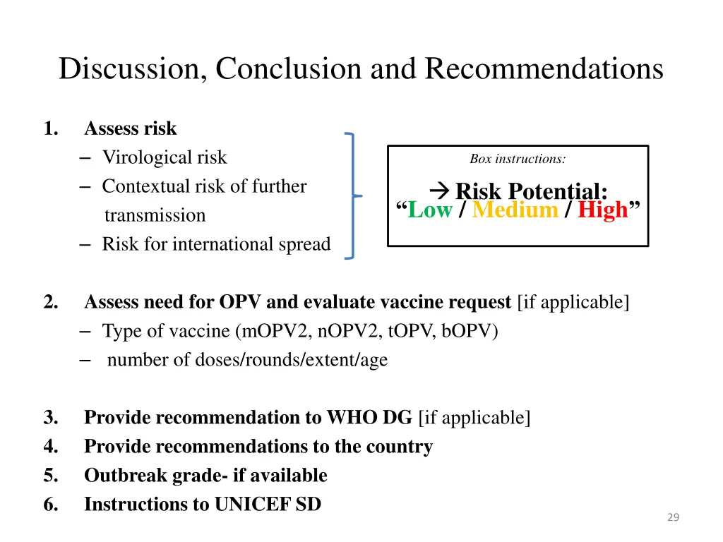 discussion conclusion and recommendations