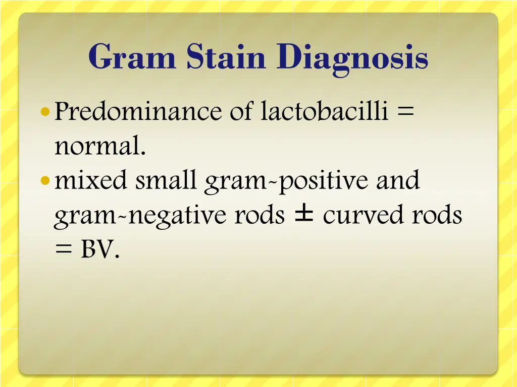 gram stain diagnosis