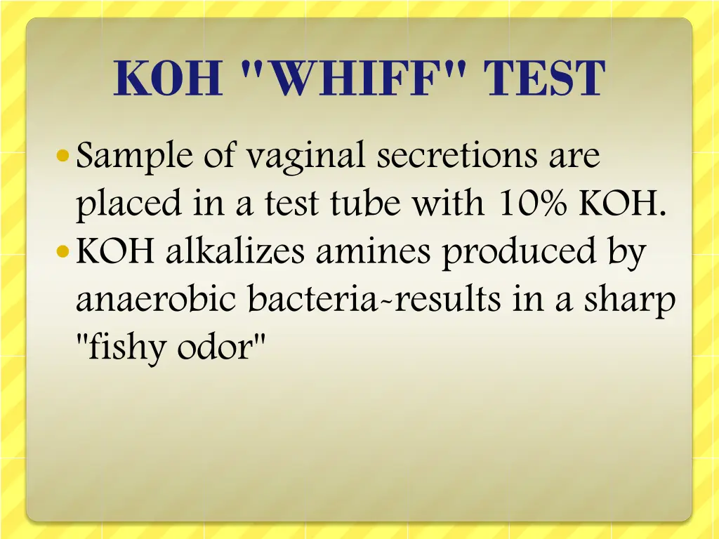 koh whiff test