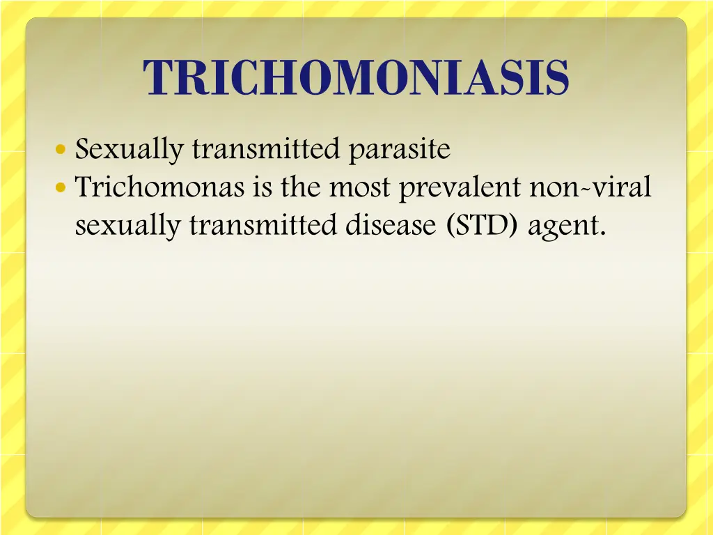 trichomoniasis