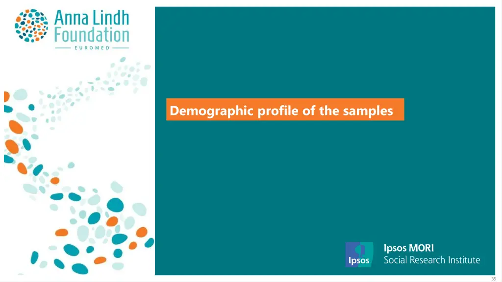 demographic profile of the samples