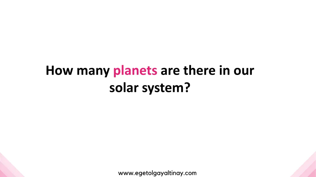how many planets are there in our solar system