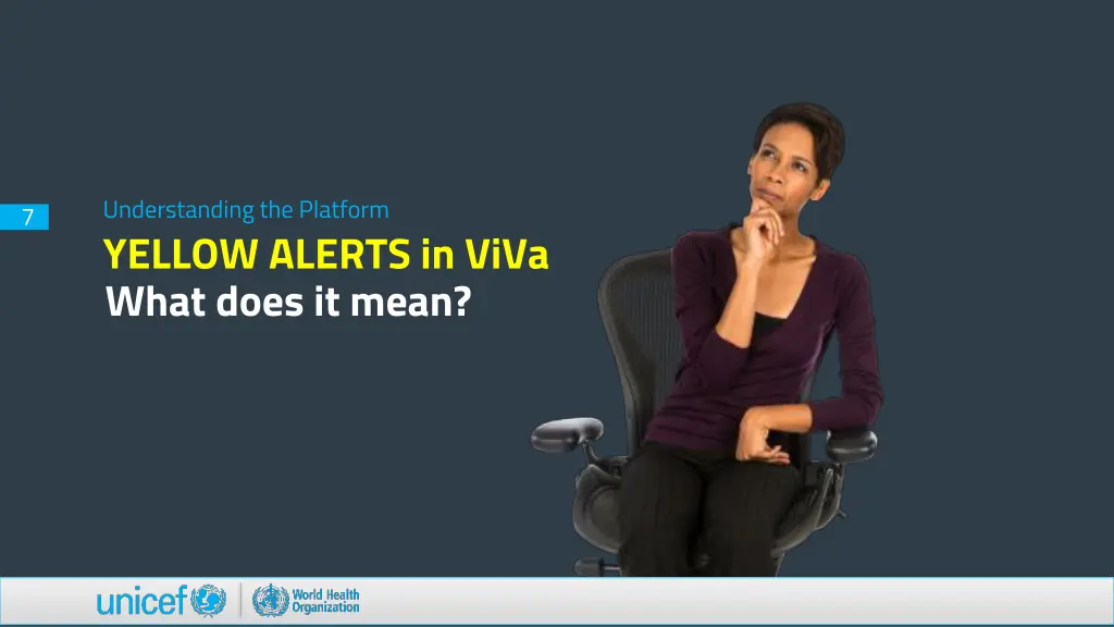 understanding the platform yellow alerts in viva