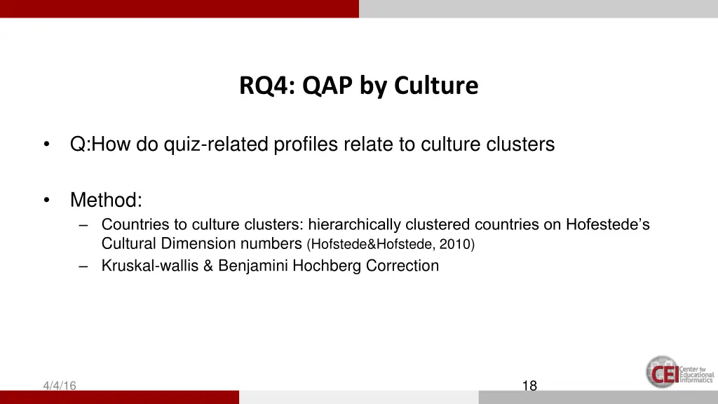 rq4 qap by culture