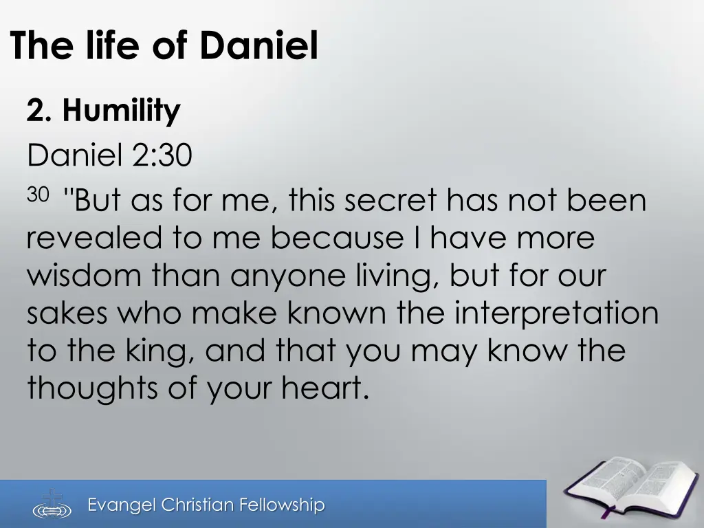 the life of daniel 1