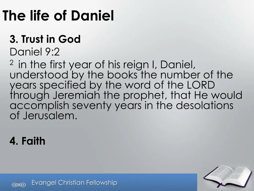 the life of daniel 2