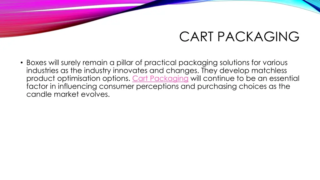 cart packaging