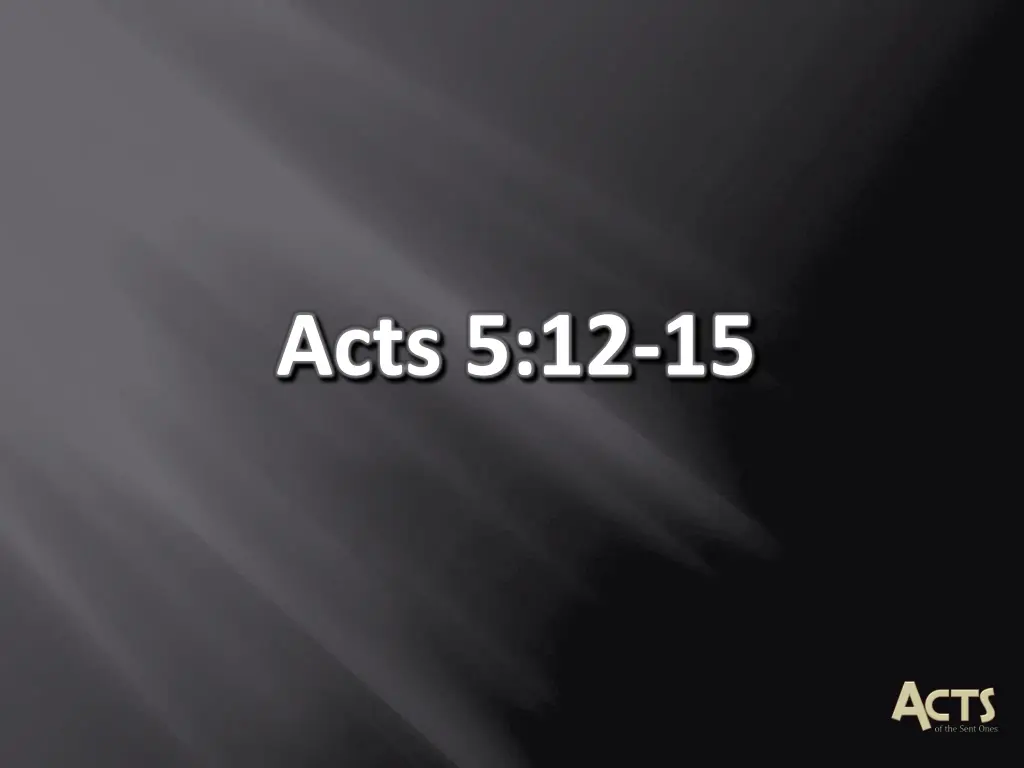 acts 5 12 15