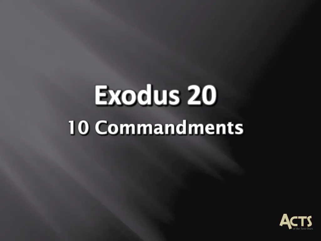 exodus 20 10 commandments