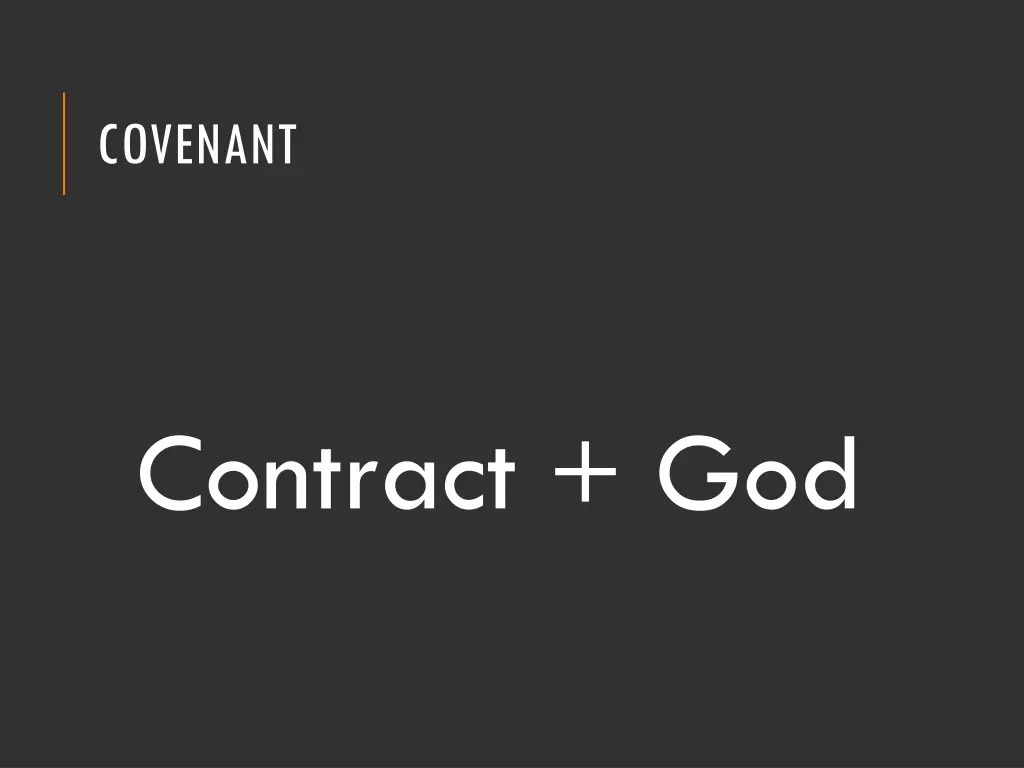 covenant