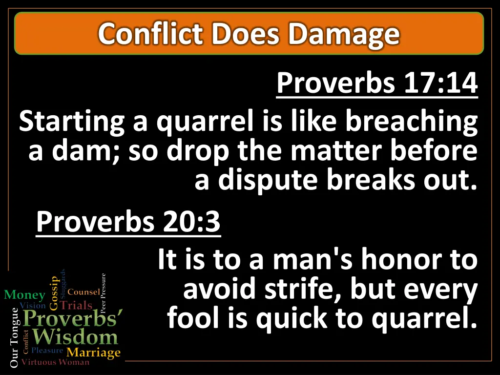 conflict does damage 1