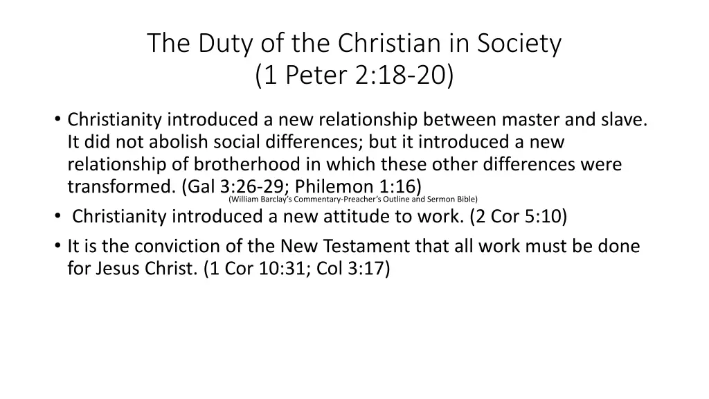 the duty of the christian in society 1 peter 1