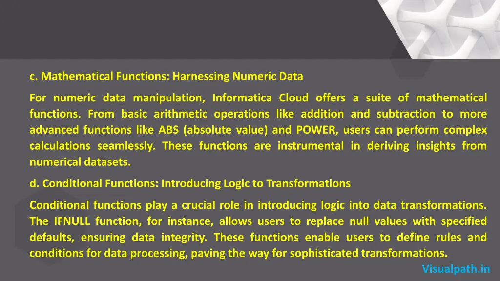 c mathematical functions harnessing numeric data