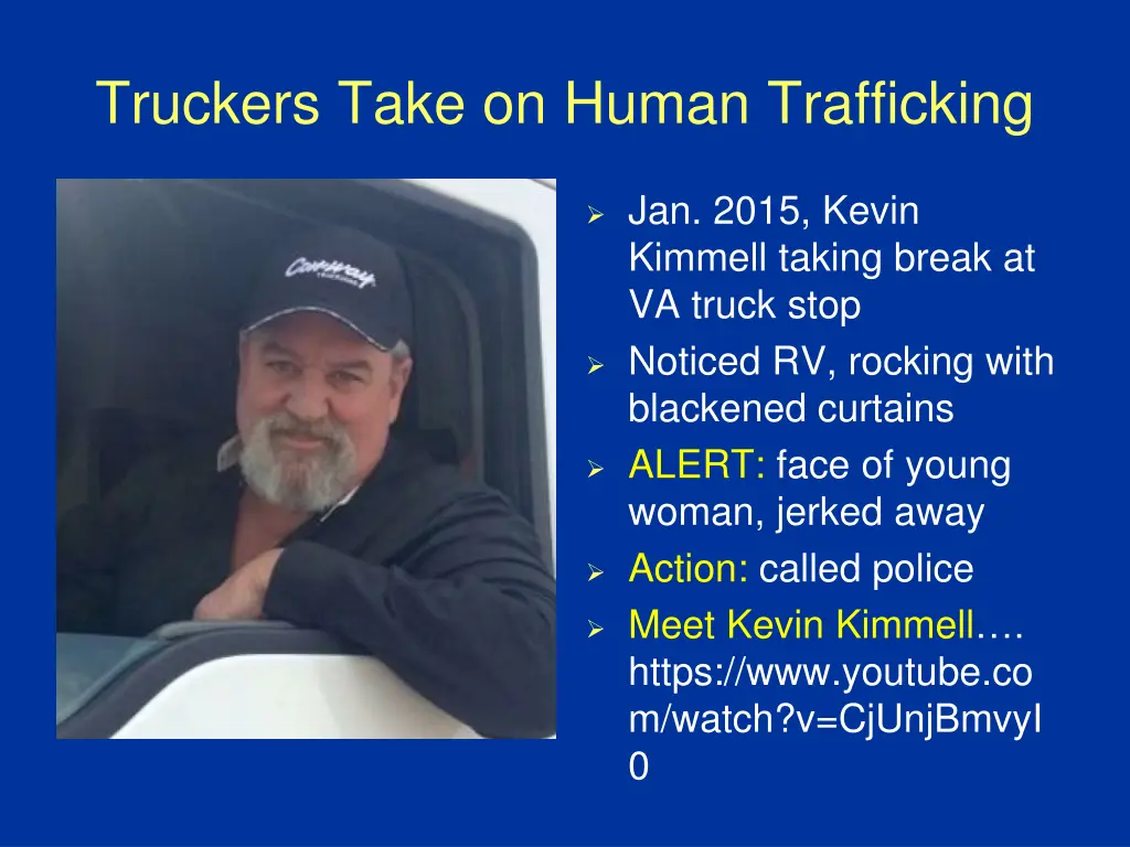 truckers take on human trafficking