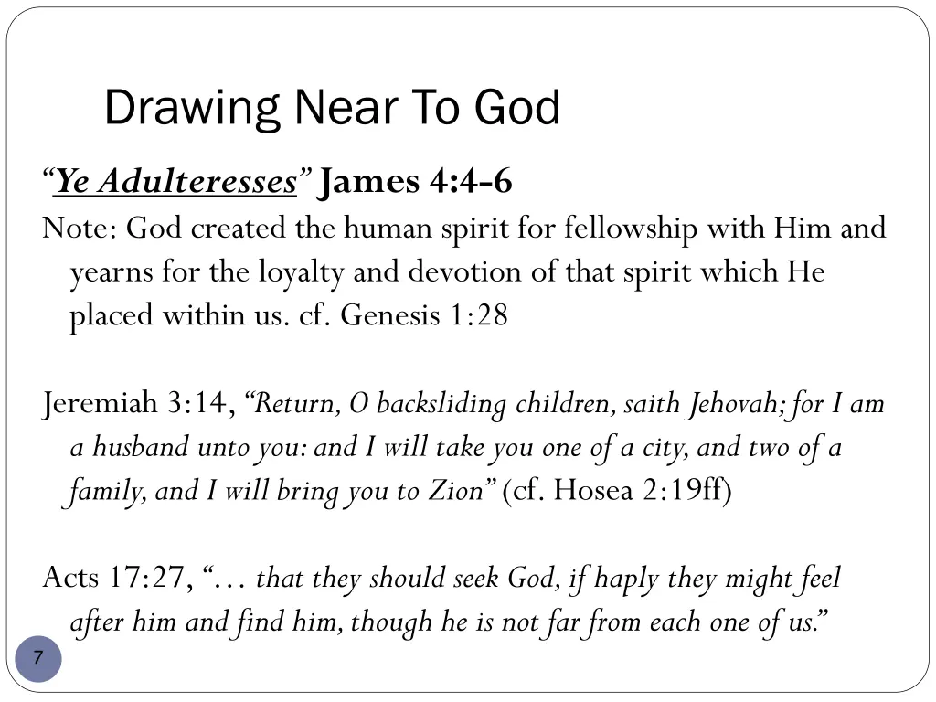 drawing near to god 3