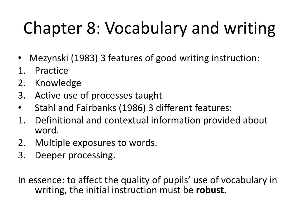 chapter 8 vocabulary and writing 1