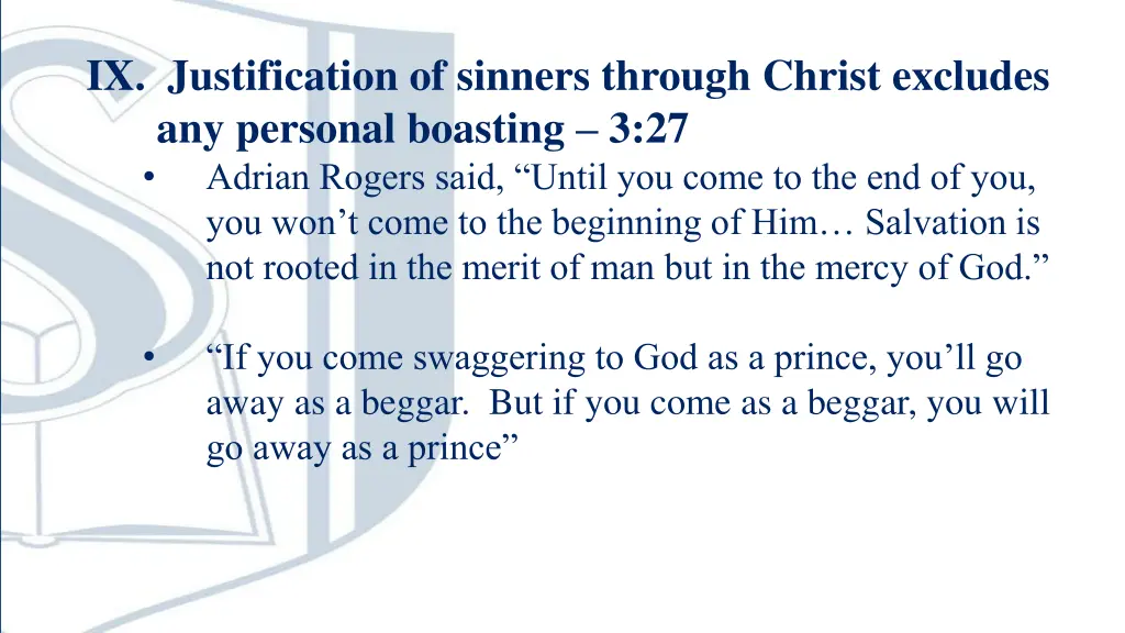 ix justification of sinners through christ 3