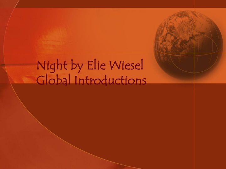 night by elie wiesel night by elie wiesel global