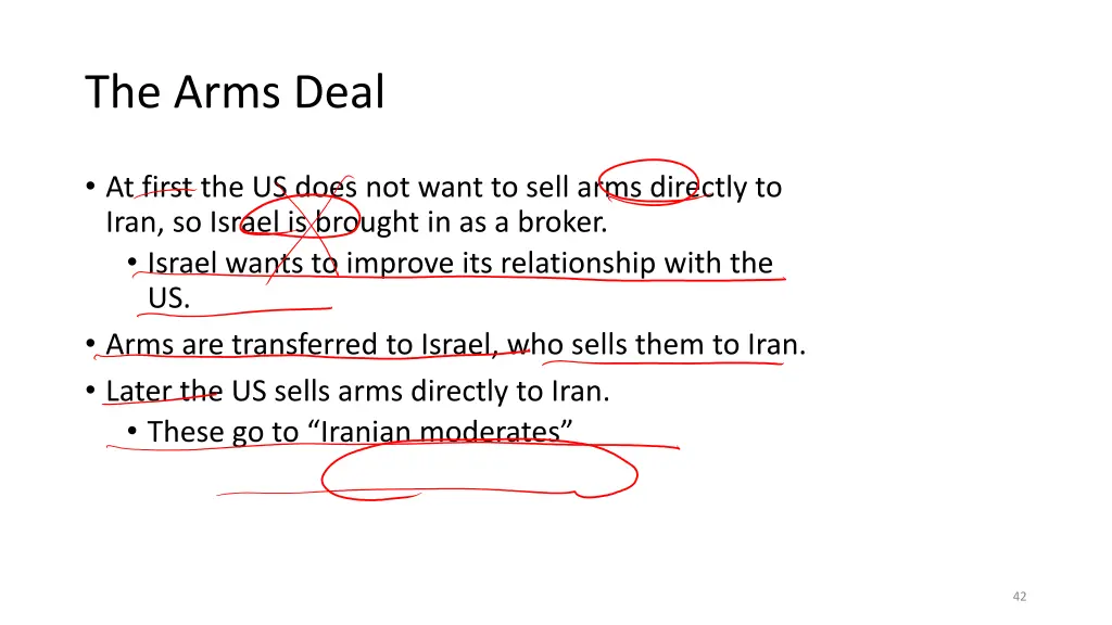 the arms deal