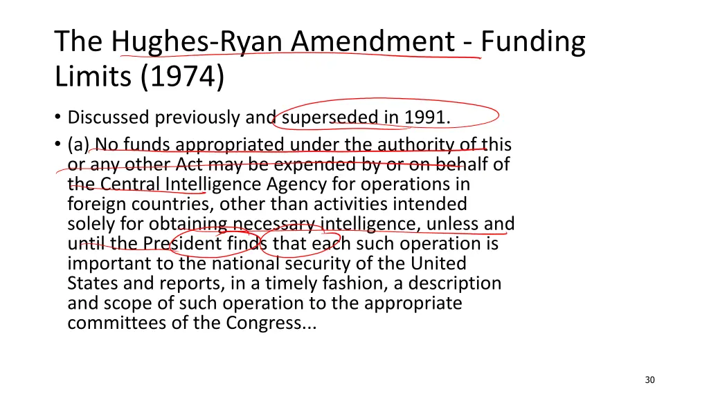 the hughes ryan amendment funding limits 1974