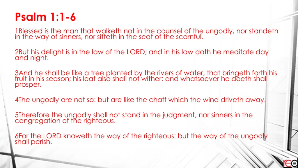 psalm 1 1 6