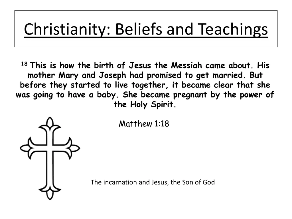 christianity beliefs and teachings 6