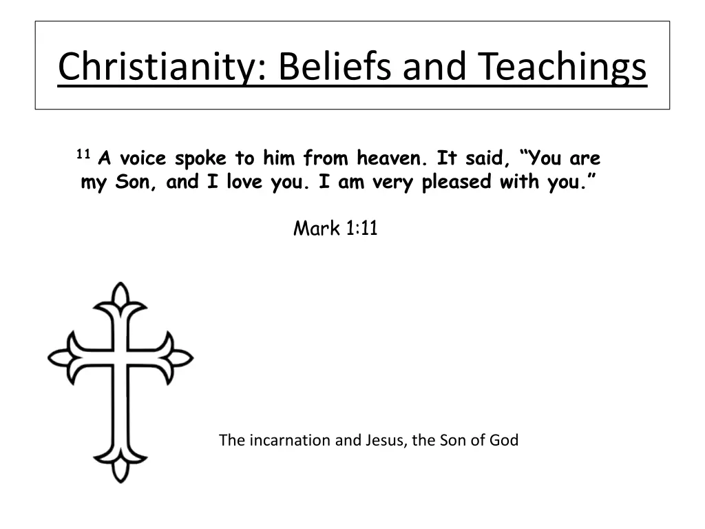 christianity beliefs and teachings 7