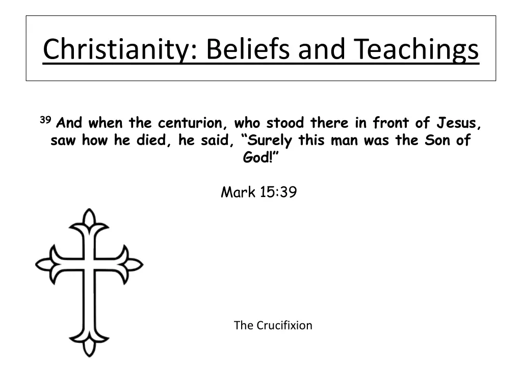 christianity beliefs and teachings 9