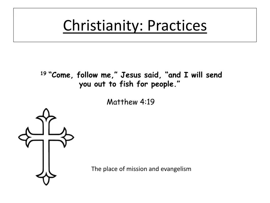 christianity practices 4