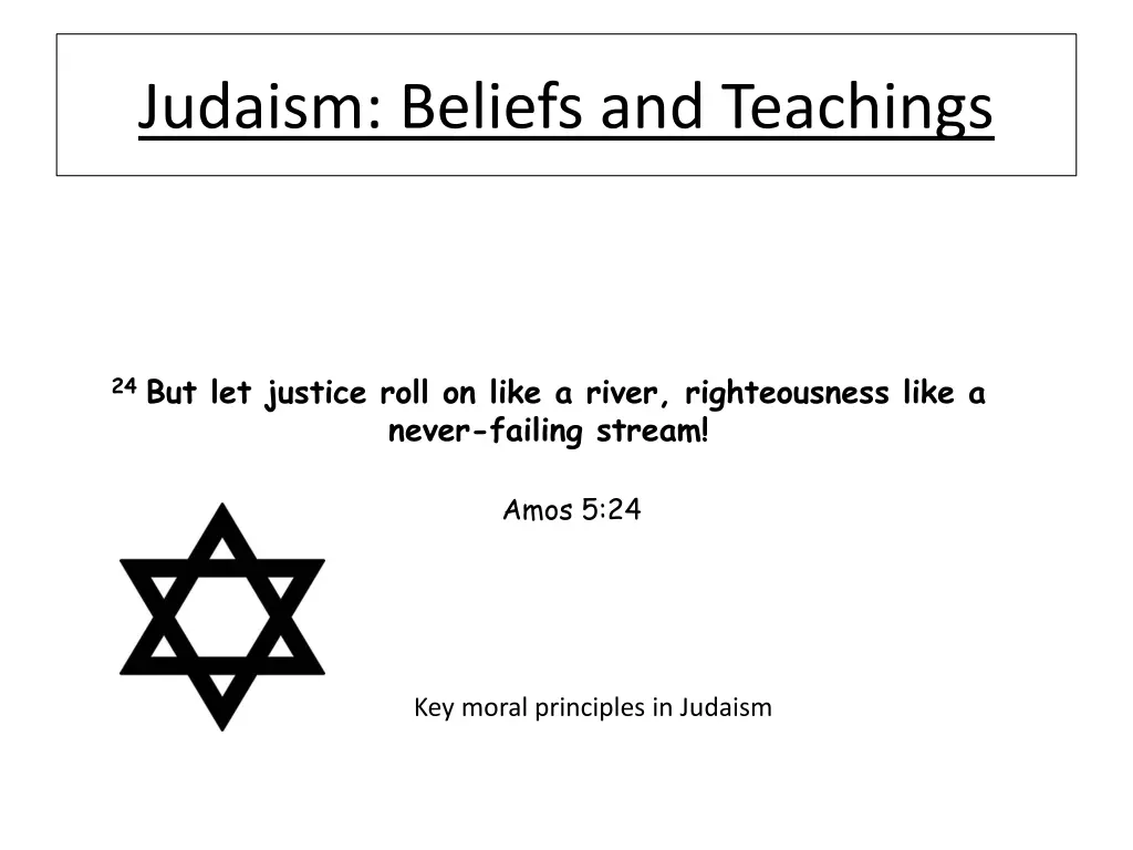 judaism beliefs and teachings 7