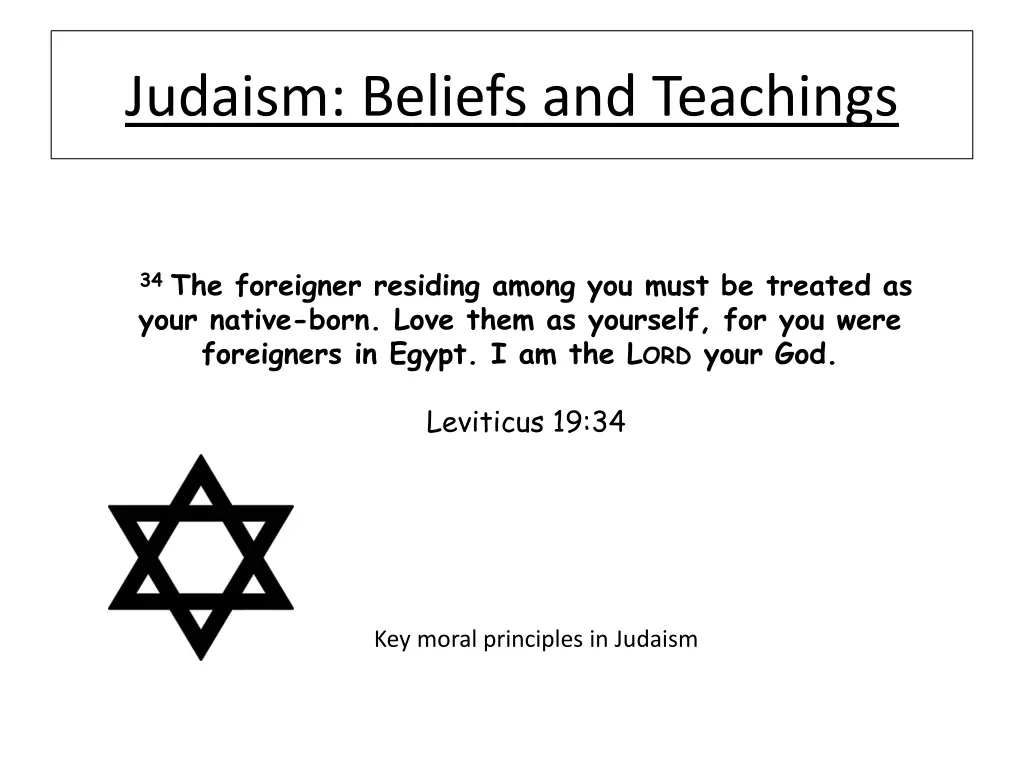 judaism beliefs and teachings 8