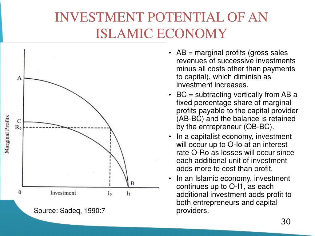 investment potential of an islamic economy