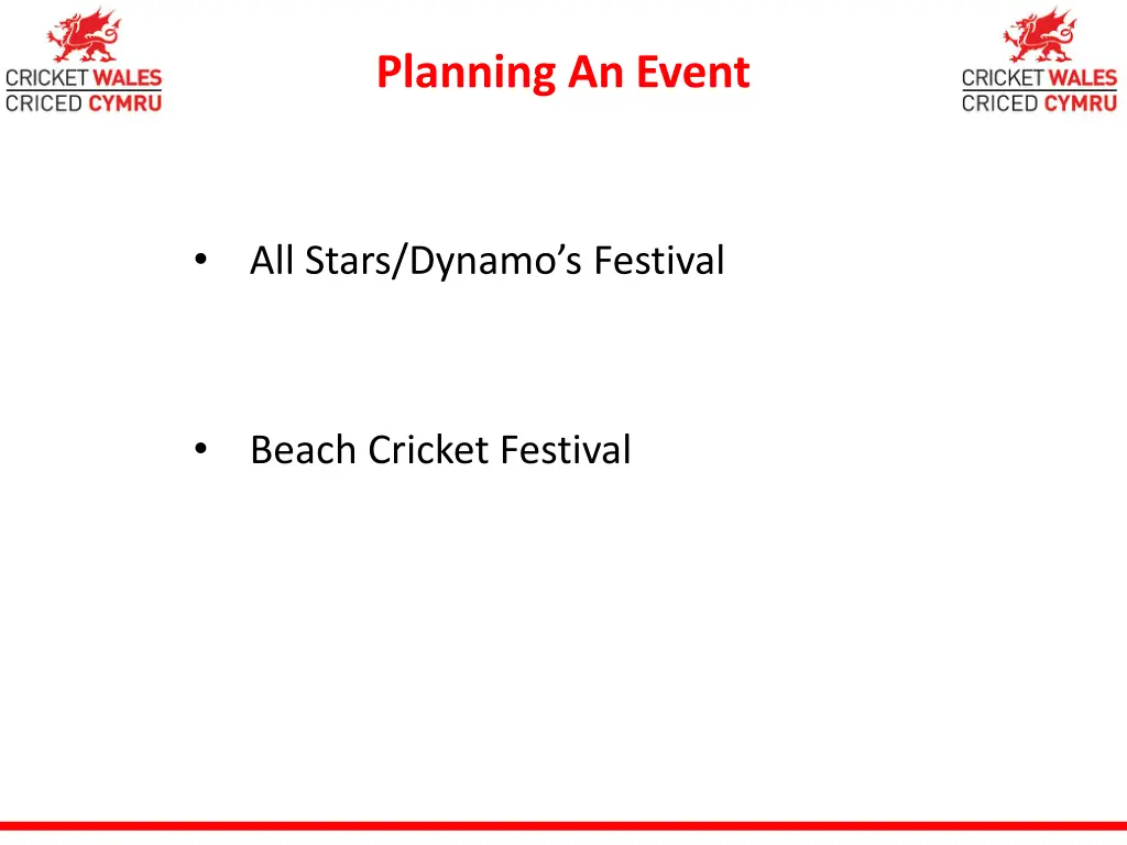 planning an event