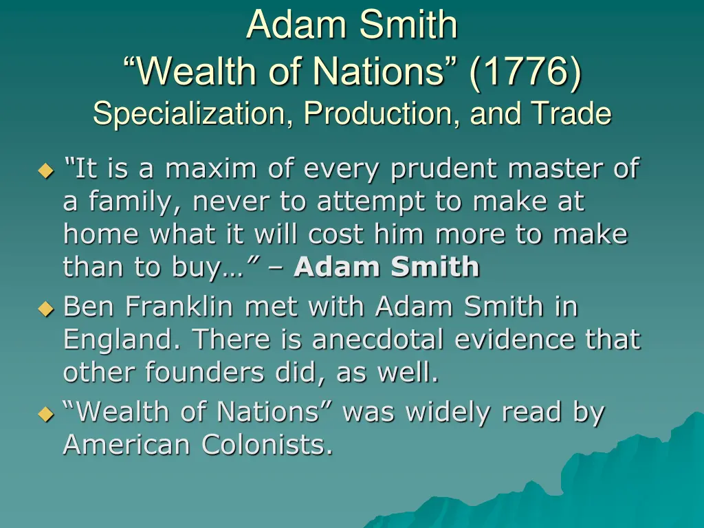 adam smith