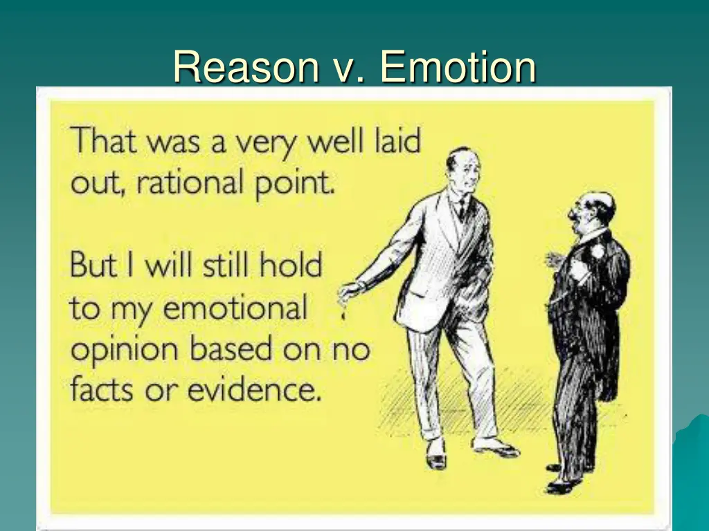 reason v emotion