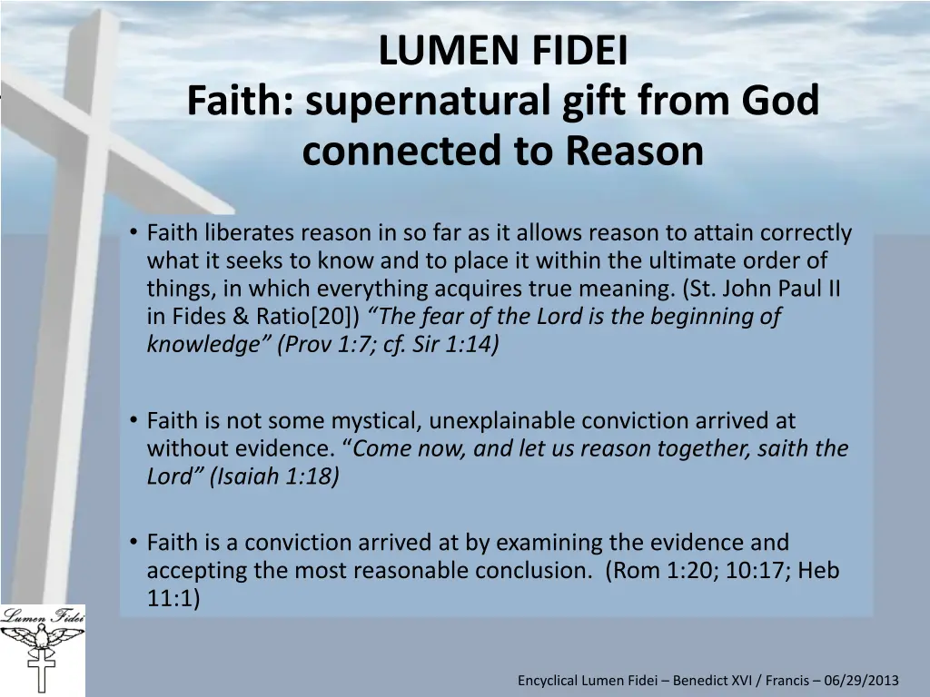 lumen fidei 1