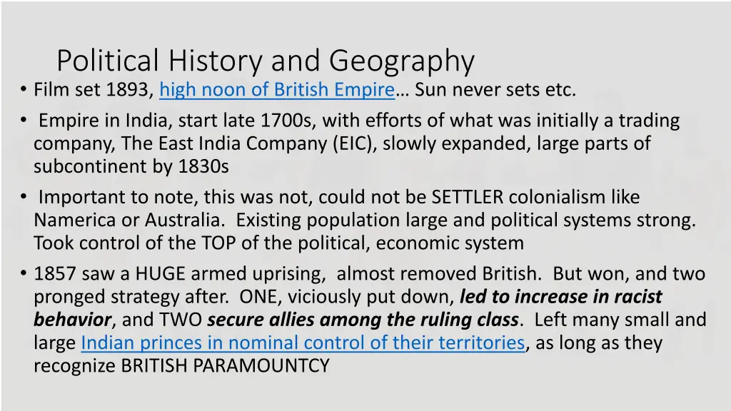 political history and geography film set 1893