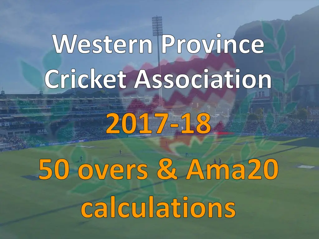 western province cricket association 2017 4