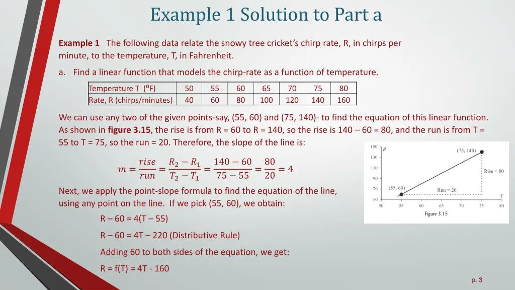 example 1 solution to part a