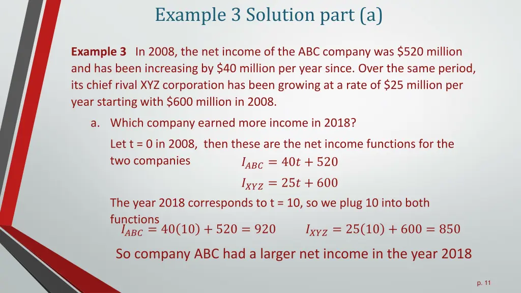 example 3 solution part a