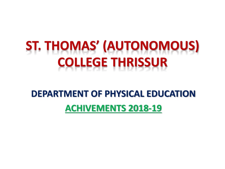 st thomas autonomous college thrissur