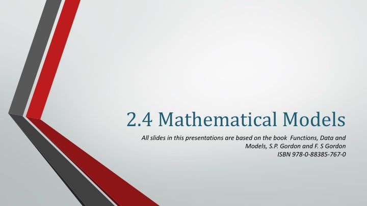 2 4 mathematical models