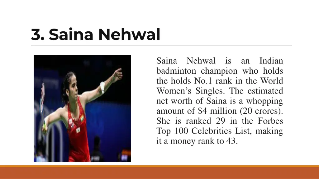 3 saina nehwal