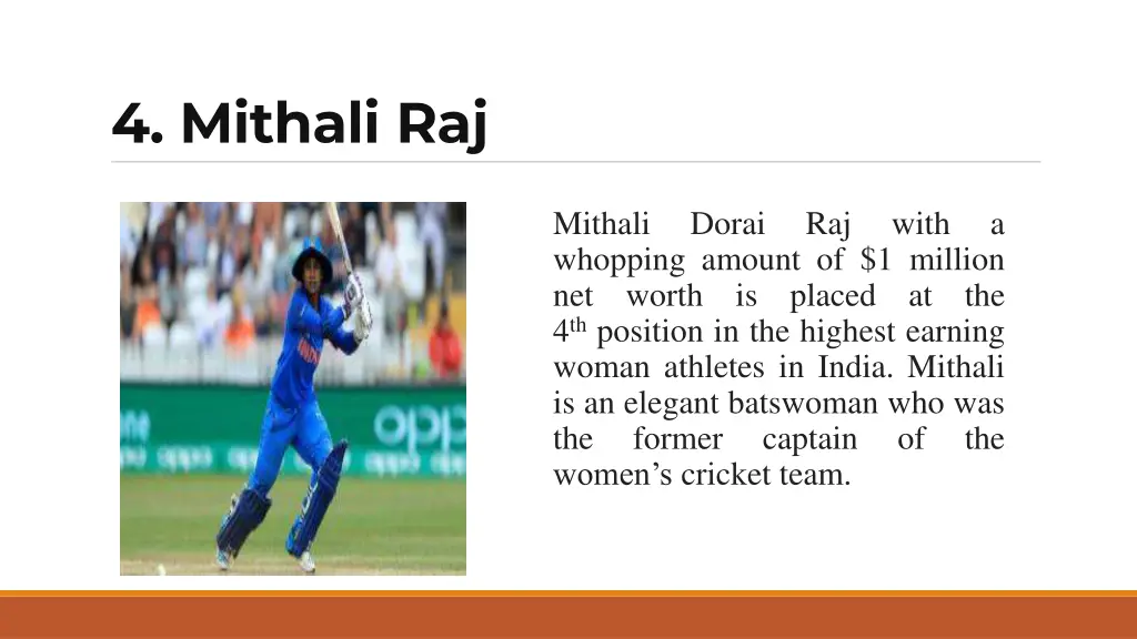 4 mithali raj