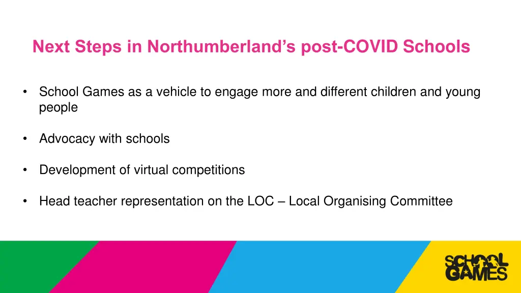 next steps in northumberland s post covid schools