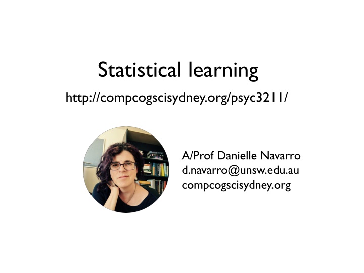 statistical learning