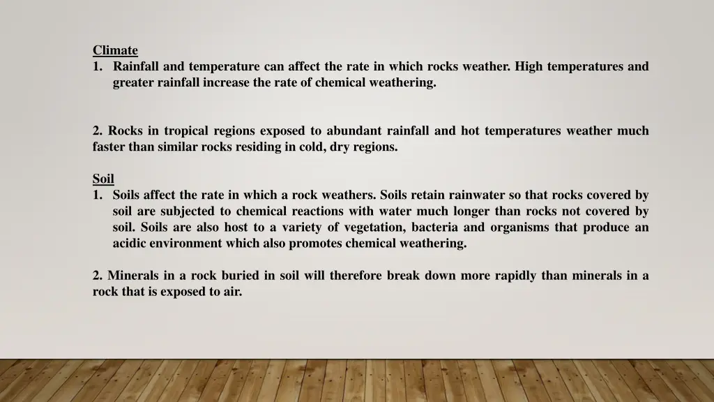 climate 1 rainfall and temperature can affect