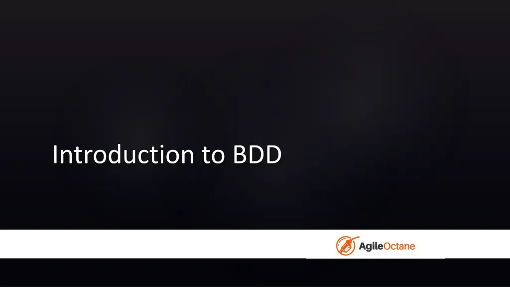 introduction to bdd