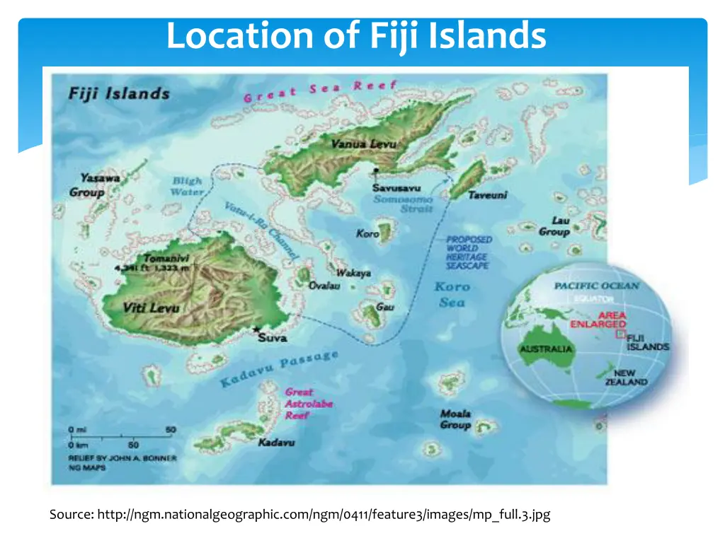 location of fiji islands