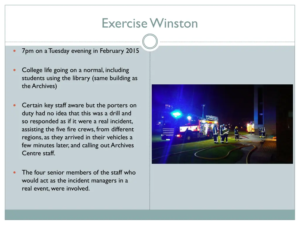 exercise winston